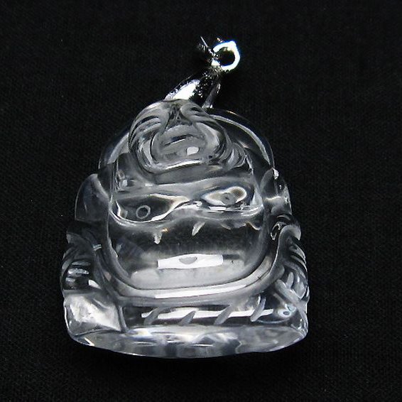 ヒマラヤ水晶 布袋様 ペンダント [T454-1692]