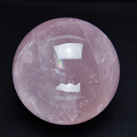 ローズクォーツ 丸玉 64mm [t456-14163]