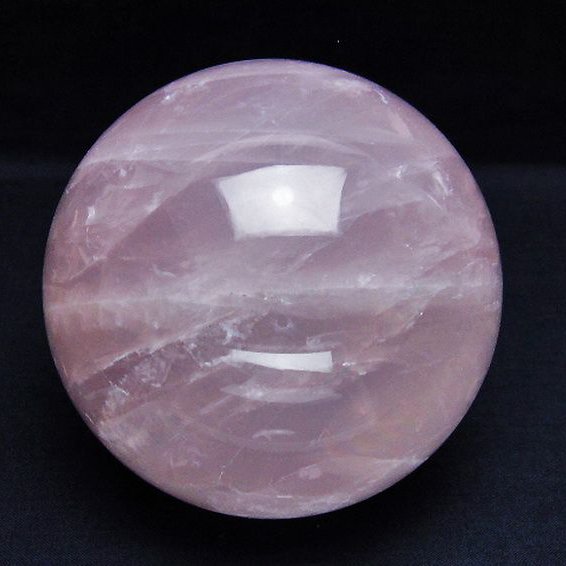 1.3Kg ローズクォーツ 丸玉  97mm [T456-14224]