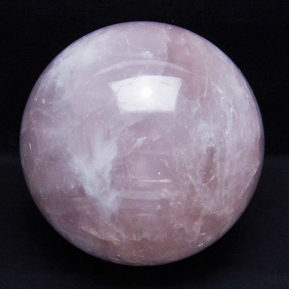 3Kg ローズクォーツ 丸玉 135mm [T456-14500]