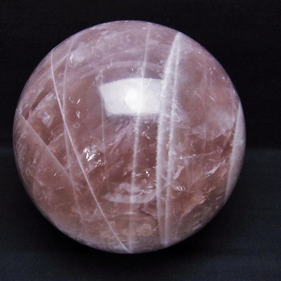 5.4Kg ローズクォーツ 丸玉 160mm [T456-14506]