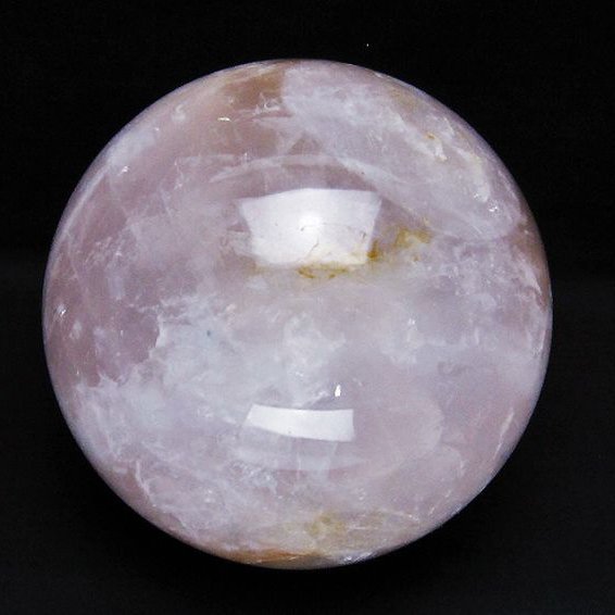 2.1Kg ローズクォーツ 丸玉 117mm [T456-14558]