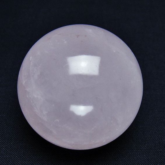 ローズクォーツ 丸玉 44mm [t456-14650]