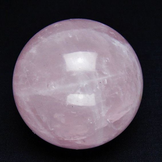 ローズクォーツ 丸玉 52mm [t456-14812]