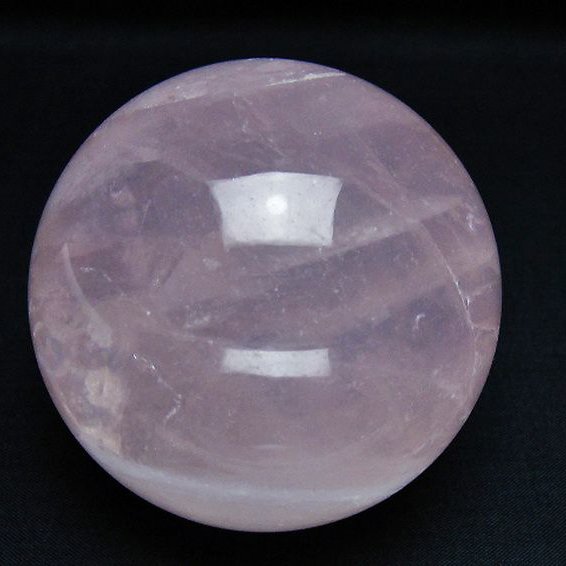 ローズクォーツ 丸玉 76mm [T456-14856]