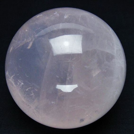 ローズクォーツ 丸玉 61mm [T456-14921]