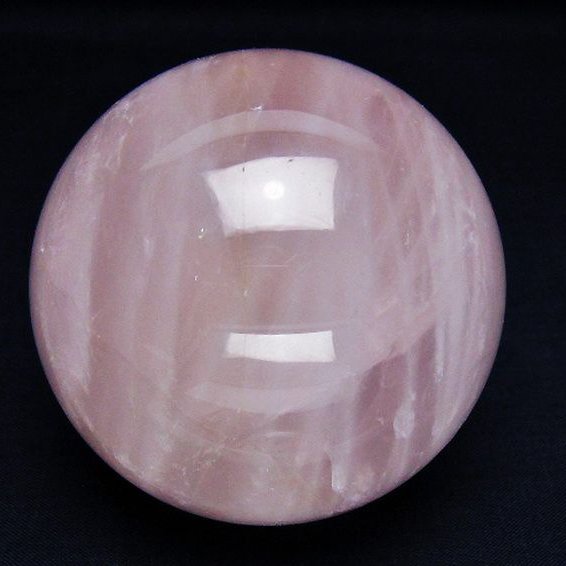 ローズクォーツ 丸玉 74mm [T456-14965]