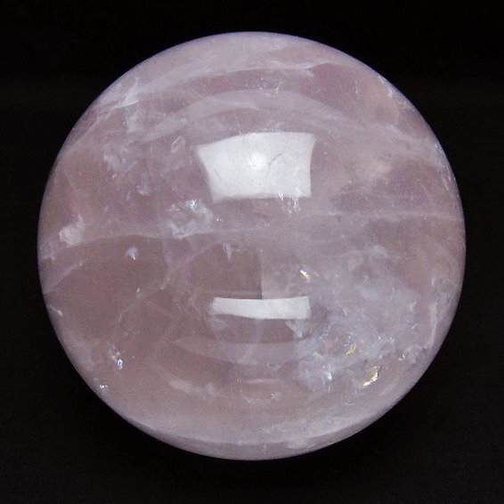 ローズクォーツ 丸玉 85mm [T456-14975]