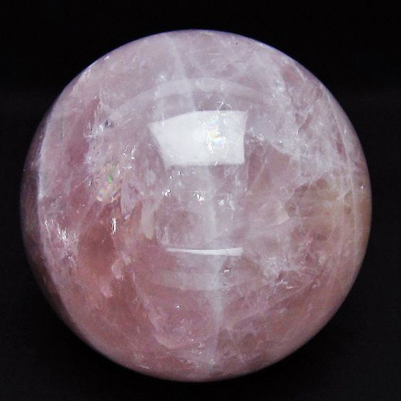 ローズクォーツ 丸玉 89mm [T456-15026]