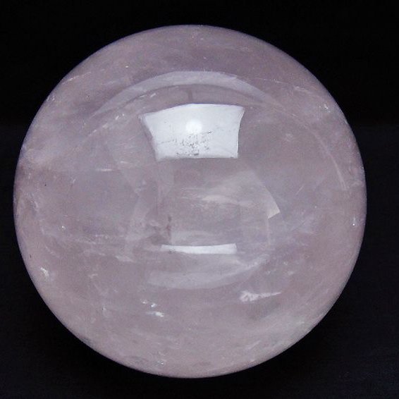 1.3Kg ローズクォーツ 丸玉 97mm [T456-15063]