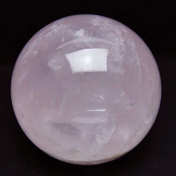 1.6Kg ローズクォーツ 丸玉 105mm [T456-15134]