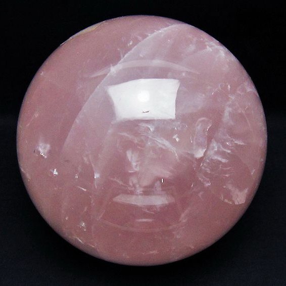 3.6Kg ローズクォーツ 丸玉 140mm [T456-15147]