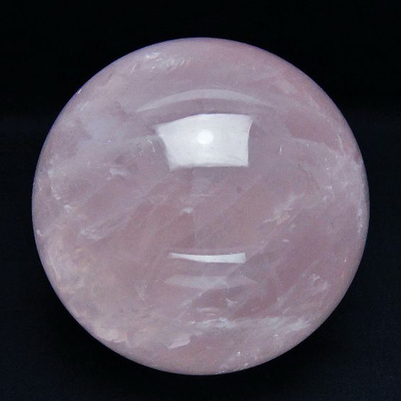 1.6Kg ローズクォーツ 丸玉 105mm [T456-15156]