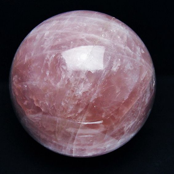 6.3Kg ローズクォーツ 丸玉 170mm [T456-15164]