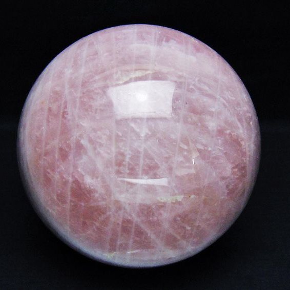 1.6Kg ローズクォーツ 丸玉 110mm [T456-15234]