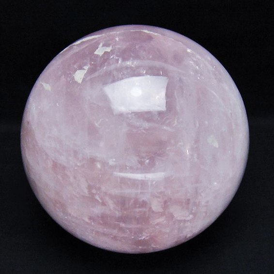 2.1Kg ローズクォーツ 丸玉 120mm [T456-15243]