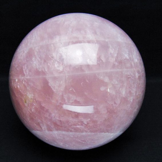3Kg ローズクォーツ 丸玉 133mm [T456-15253]
