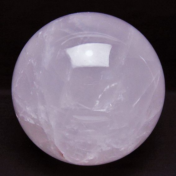 3.1Kg ローズクォーツ 丸玉 135mm [T456-15272]