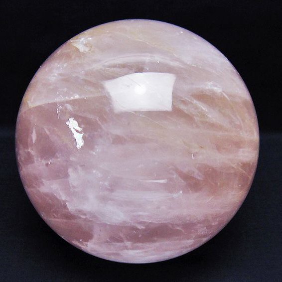 3Kg ローズクォーツ 丸玉 133mm [T456-15273]