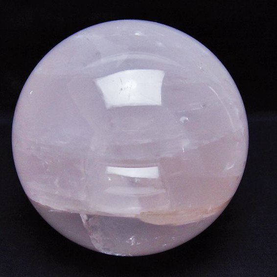 1.7Kg ローズクォーツ 丸玉 113mm [T456-15287]