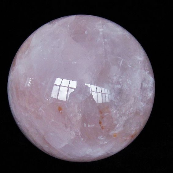 19.2Kg ローズクォーツ 丸玉 244mm 同梱不可 [T456-15322]