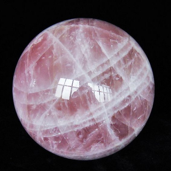 18.3Kg ローズクォーツ 丸玉 240mm 同梱不可 [T456-15325]