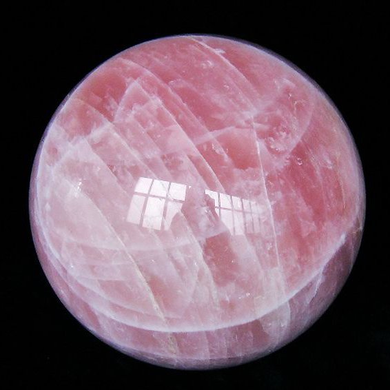 32.7Kg ローズクォーツ 丸玉 285mm 同梱不可 [T456-15326]