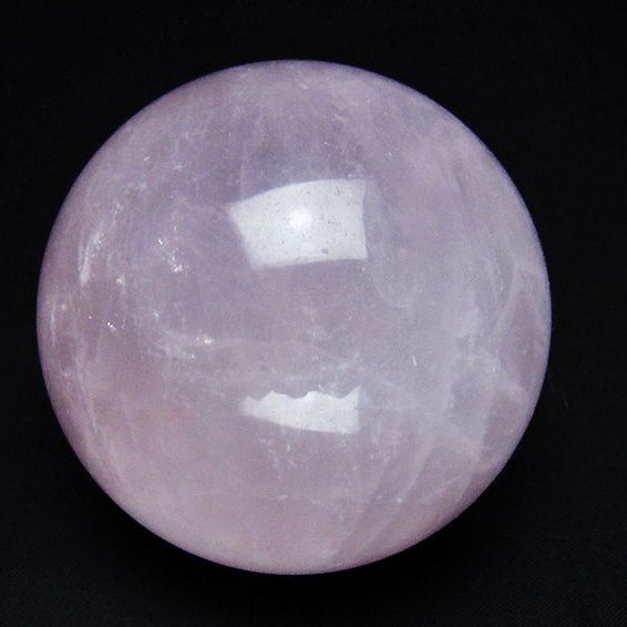 ローズクォーツ 丸玉 67mm [t456-15418]