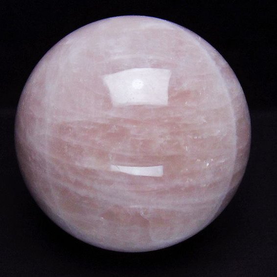 1.7Kg ローズクォーツ 丸玉 110mm [t456-15462]