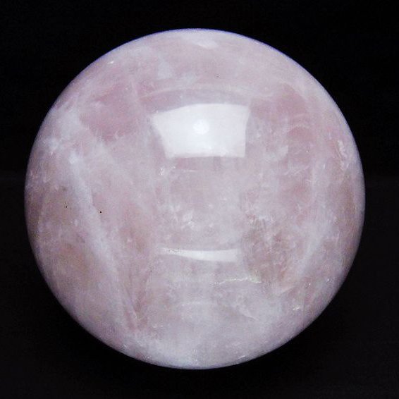 2.3Kg ローズクォーツ 丸玉 120mm [t456-15469]