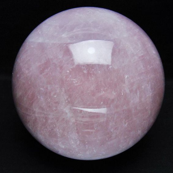 2.8Kg ローズクォーツ 丸玉 130mm [t456-15493]