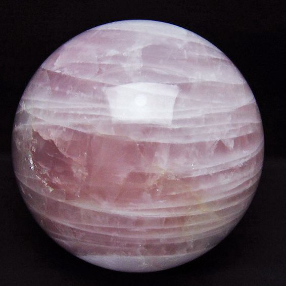 5.4Kg ローズクォーツ 丸玉 160mm [t456-15544]