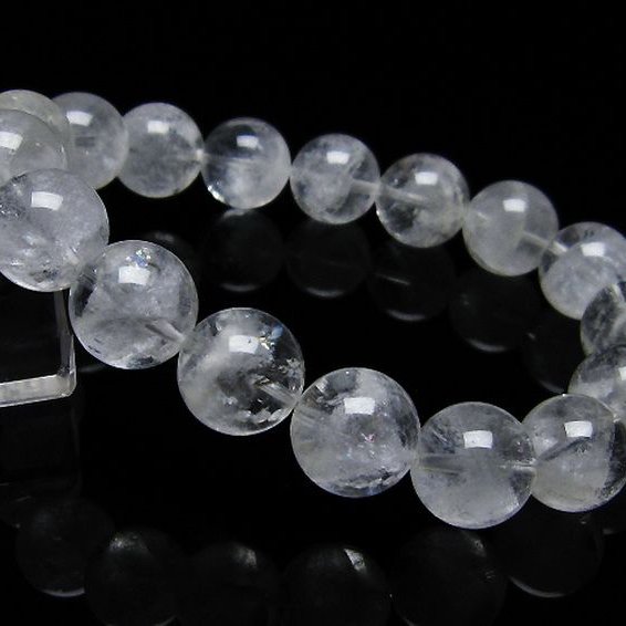 ラビットヘア ファントム 水晶 ブレスレット 13mm [T458-1152]