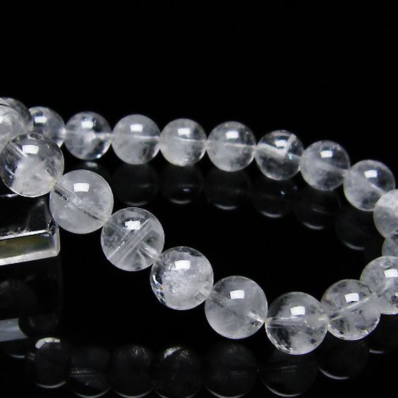 ラビットヘア ファントム 水晶  ブレスレット 10mm [T458-1170]