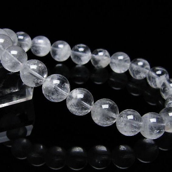 ラビットヘア ファントム 水晶 ブレスレット 9mm [T458-1174]