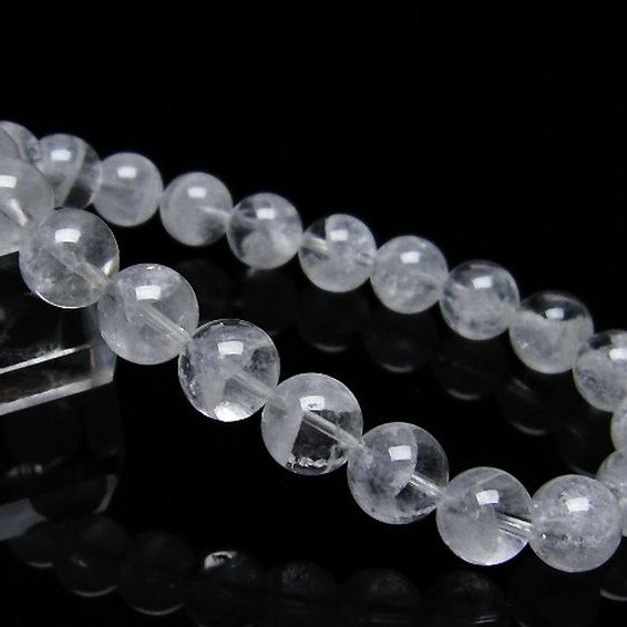 ラビットヘア ファントム 水晶 ブレスレット 9mm [T458-1182]