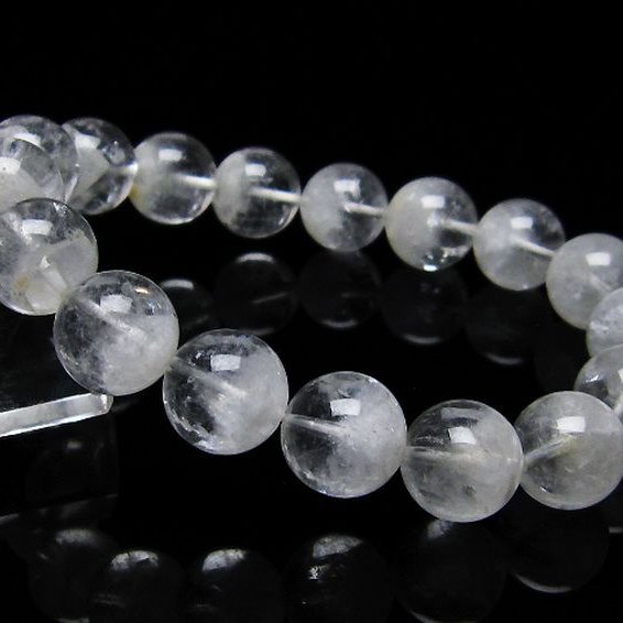 ラビットヘア ファントム 水晶 ブレスレット 12mm [T458-1217]