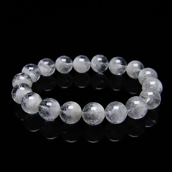 ラビットヘア ファントム 水晶 ブレスレット 11mm [T458-1225]