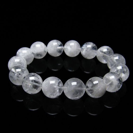 ラビットヘア ファントム 水晶 ブレスレット 14mm [T458-1288]