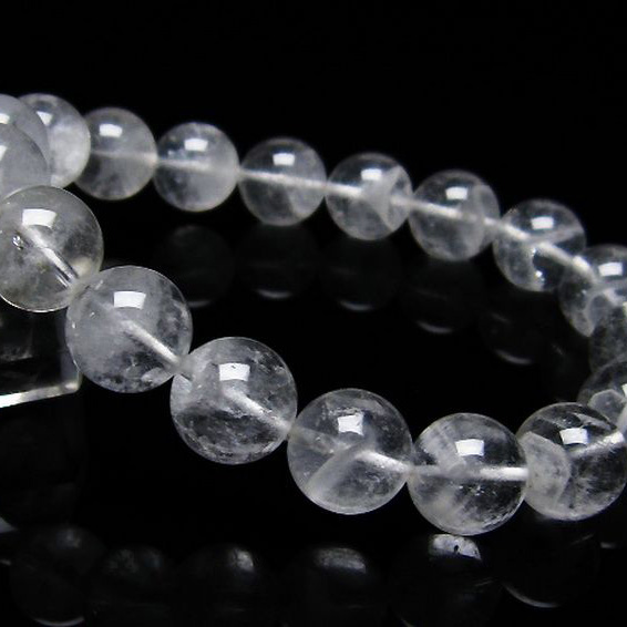 ラビットヘア ファントム 水晶 ブレスレット 12mm [T458-1294]