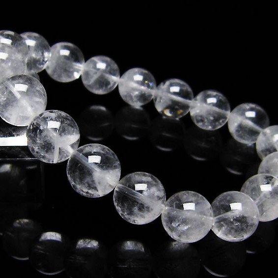 ラビットヘア ファントム 水晶 ブレスレット 11mm [T458-1299]