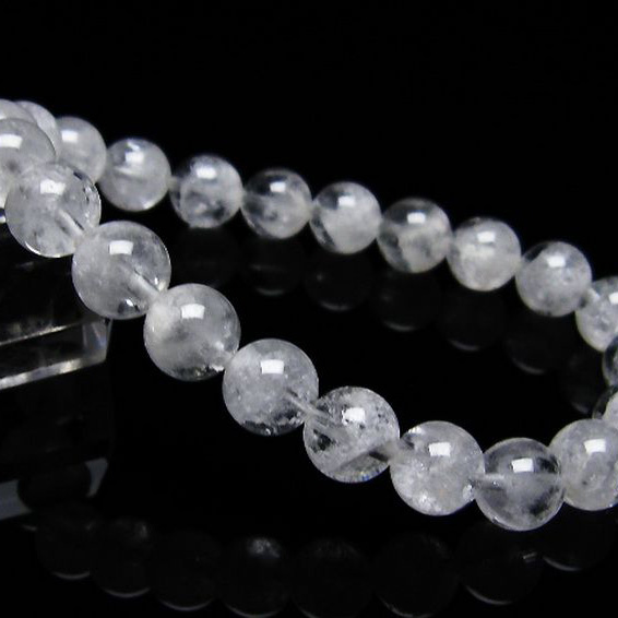 ラビットヘア ファントム 水晶  ブレスレット 9mm [T458-1311]