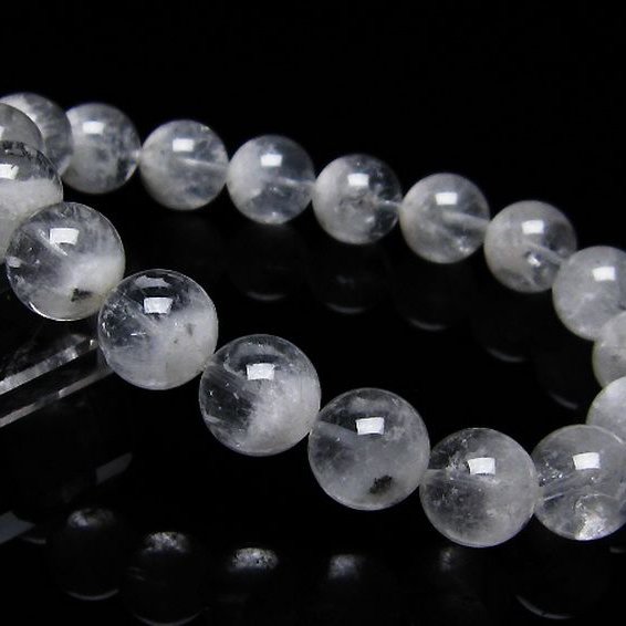 ラビットヘア ファントム 水晶 ブレスレット 12mm [T458-1320]