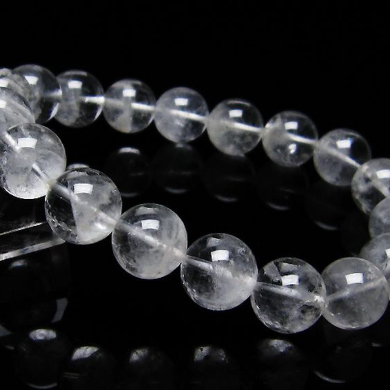 ラビットヘア ファントム 水晶 ブレスレット 12mm [T458-1321]