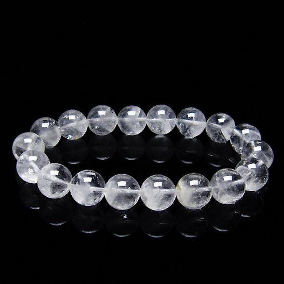 ラビットヘア ファントム 水晶  ブレスレット  12mm [T458-1322]