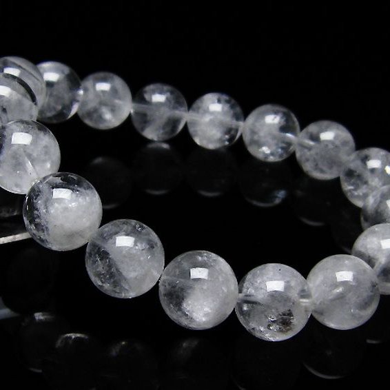 ラビットヘア ファントム 水晶 ブレスレット 12mm [T458-1323]