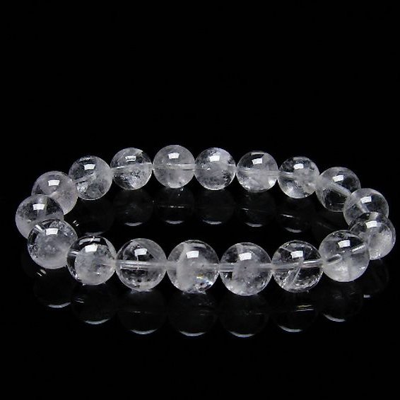 ラビットヘア ファントム 水晶  ブレスレット  11mm [T458-976]