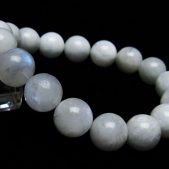 ムーンストーン ブレスレット 12mm [T459-11413]