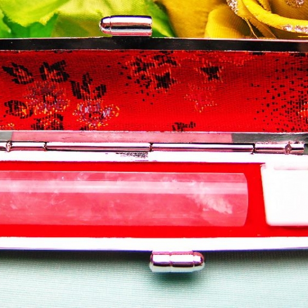 ローズクォーツ 印材　※別途料金で篆刻可能 12mm [T46-696]