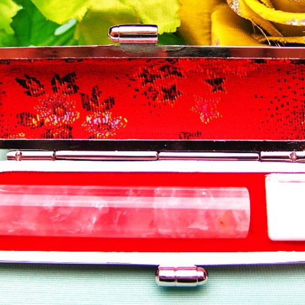 ローズクォーツ 印材　※別途料金で篆刻可能 12mm [T46-725]